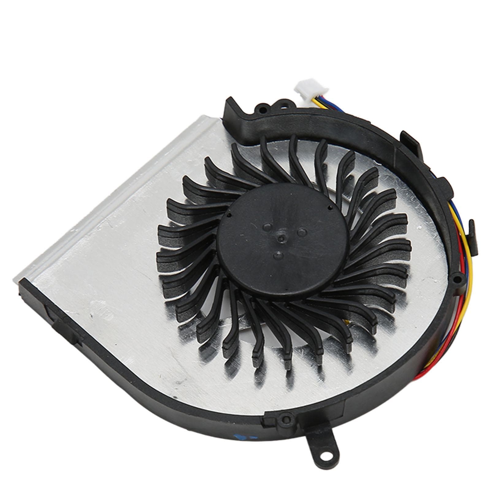 Cooling Fan 4 Pin Aluminum Alloy ABS Easy Replaceable Laptop Cooling Fan for MSI GE72VR GP72VR