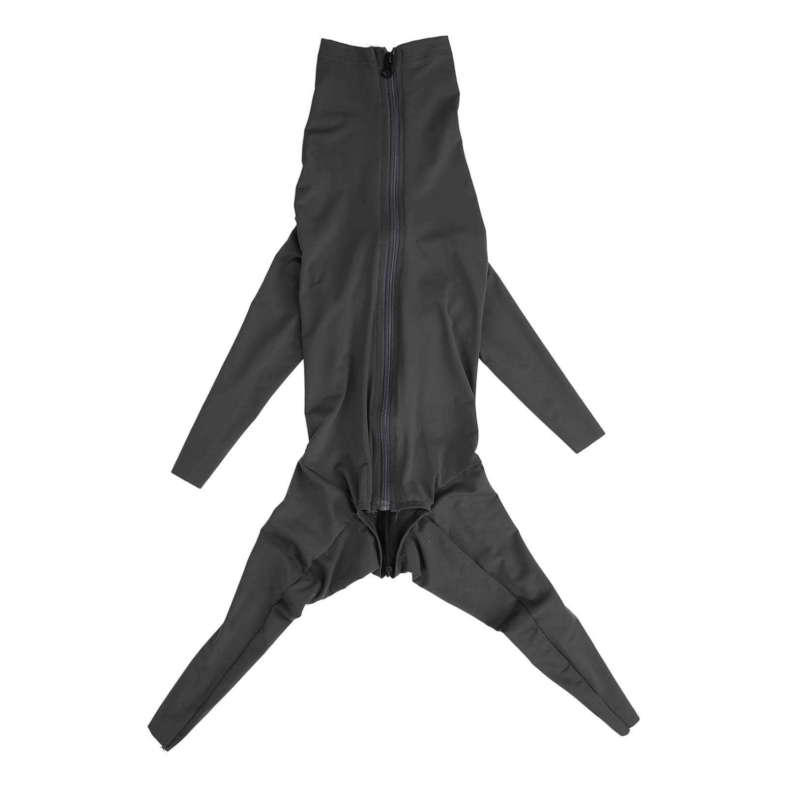 Dog Full Coverage Jumpsuit Elastic Prevent Shedding Dog Bodysuit for Post Operative XL L(for 6.5-9kg)