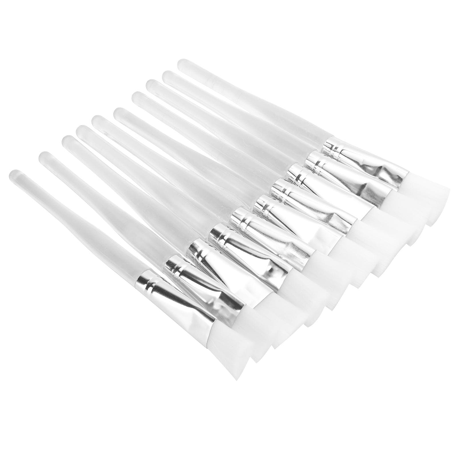 10pcs Fine Fiber Hair Facial Mask Brush Soft DIY Facial Mask Brush Skin Cares Tool