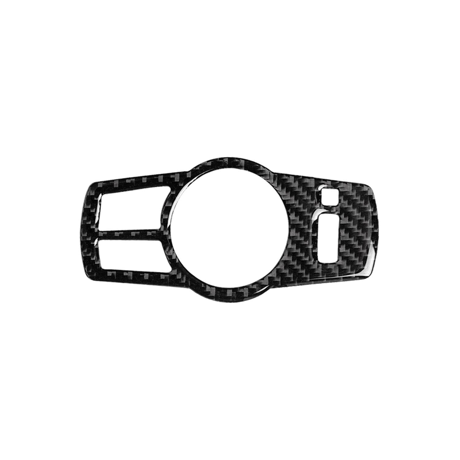 Compatible with BMW F10 F07 F01 F25 F26 Carbon Fiber Interior Headlight Shift Button Decorative