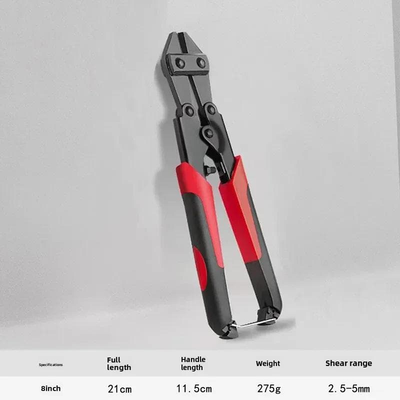 Bolt Cutters Bolt Cutter, 8 Wire Breaker Pliers, Chain Lock Cutter HeavyDuty,Cut Off Wires, Bar,Hard CopperWire Twisted Wire black