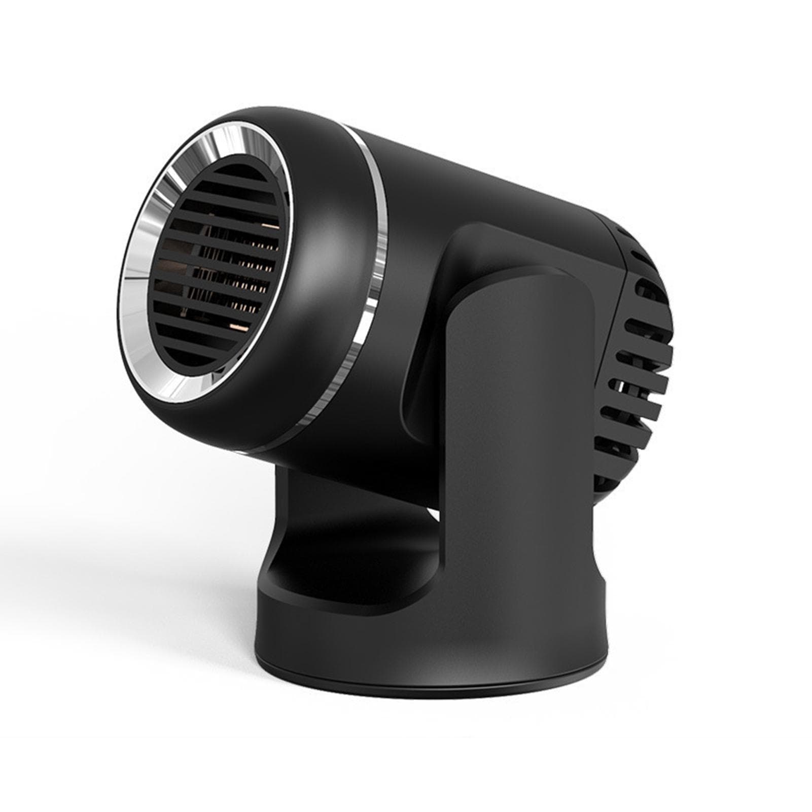 12V 130W Electric Car Heater Portable Electric Heating Fan Windshield Dryer Defogging Demister black