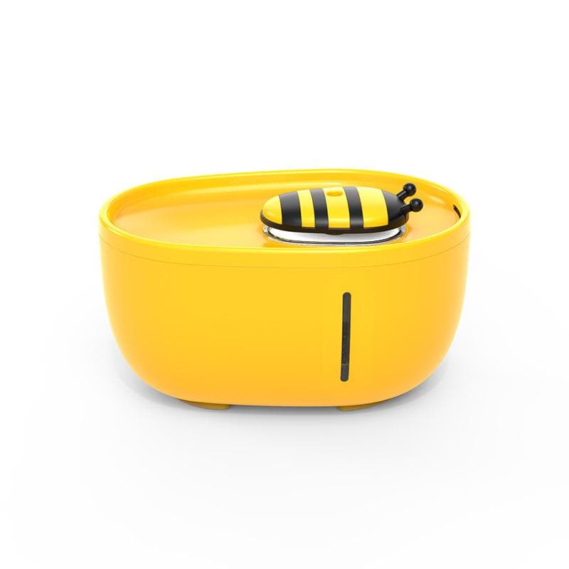 Cat Water Fountain Bee Shape 2L Capacity Water Circulation System Automatic Pet Water Dispenser for