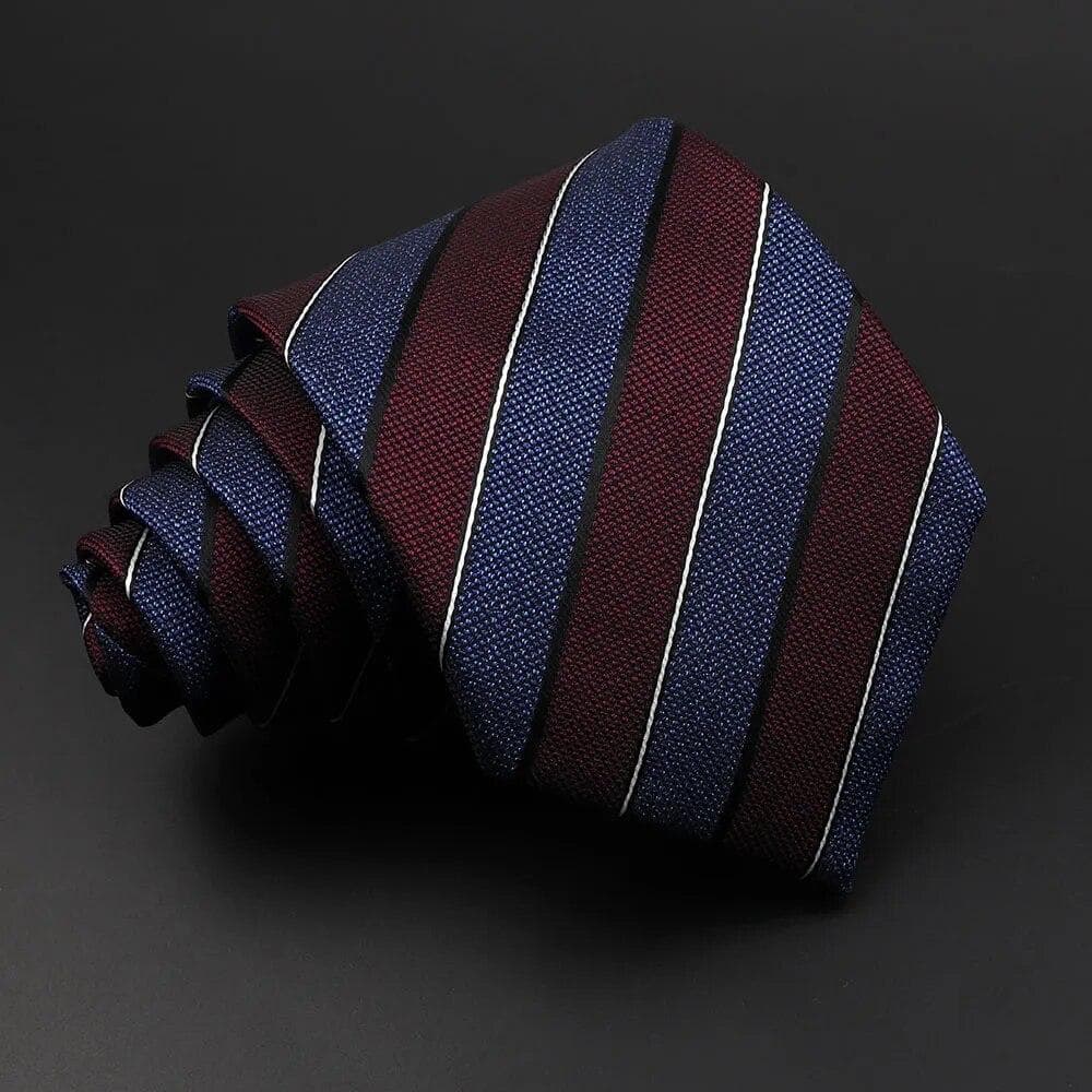 Men's Tie, Luxury, 8cm, Striped Paisley Plaid, Jacquard Necktie, For Business Wedding,