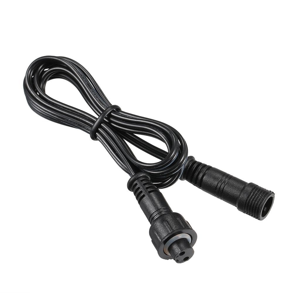 Tomshine Extension Cable Wire 5Pack 1M/ 3.3Ft M&F Connectors for Deck Light black