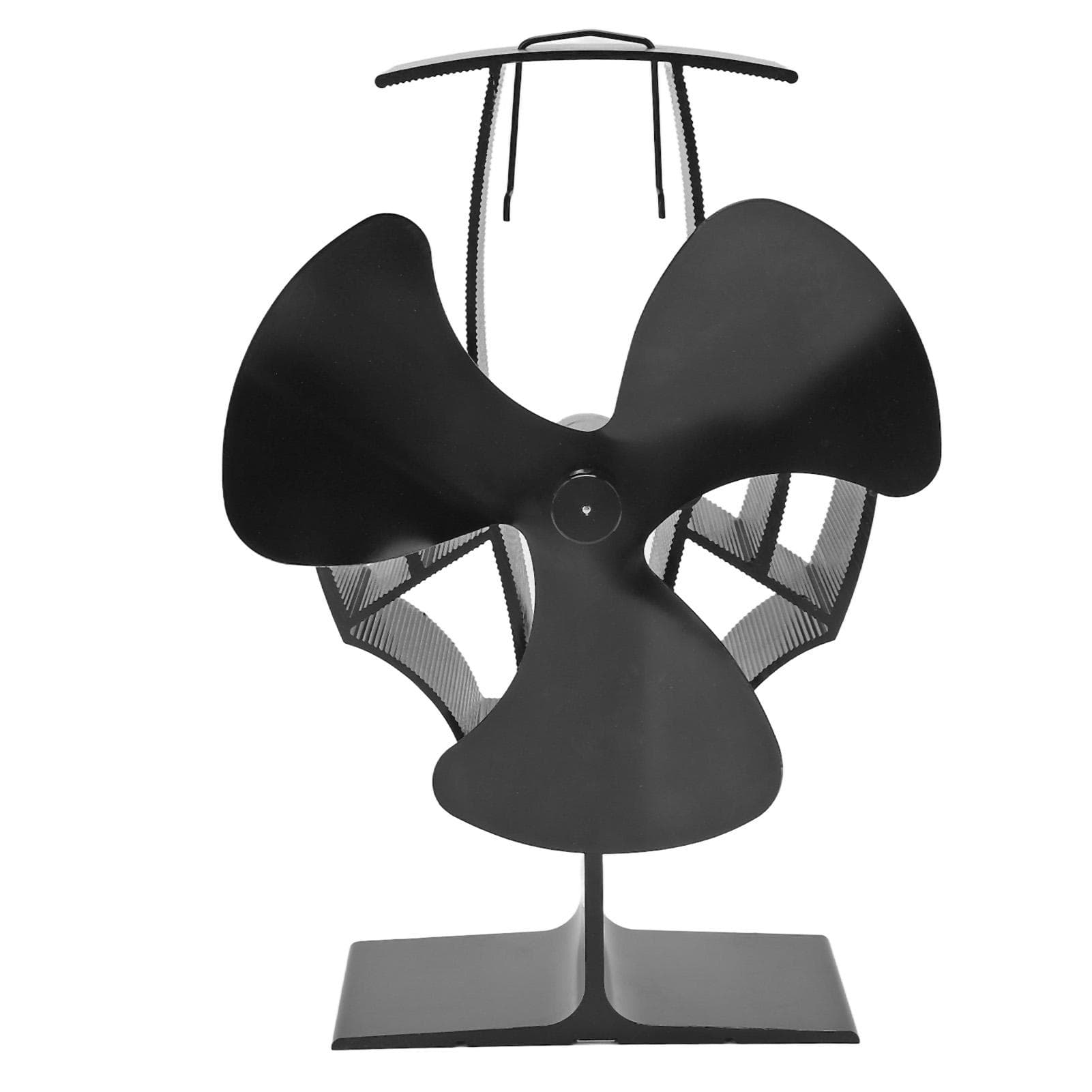 3 Blades Heat Powered Stove Fan Silence High Temperature Resistance 1500rpm Speed 200 to 250cfm
