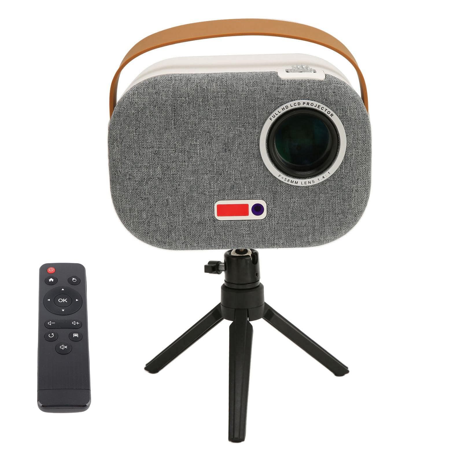 Projector 5G 2.4G WiFi 300ANSI 8000 Lux 1080P Full HD LED Smart Home Movie Projector for Computers EU Plug