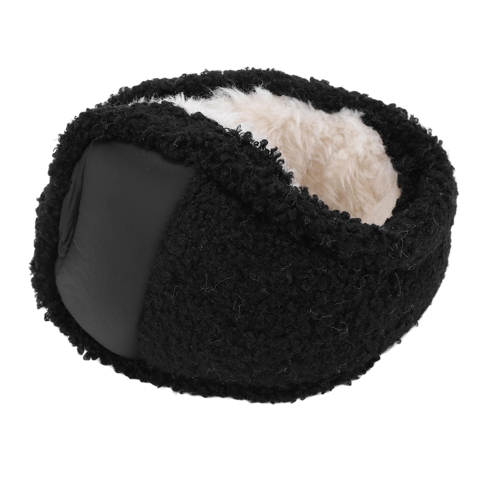 Ear Muff Plush Anti Freezing Foldable Rechargeable Soft Winter Outdoor Electric Heating Ear Warmer