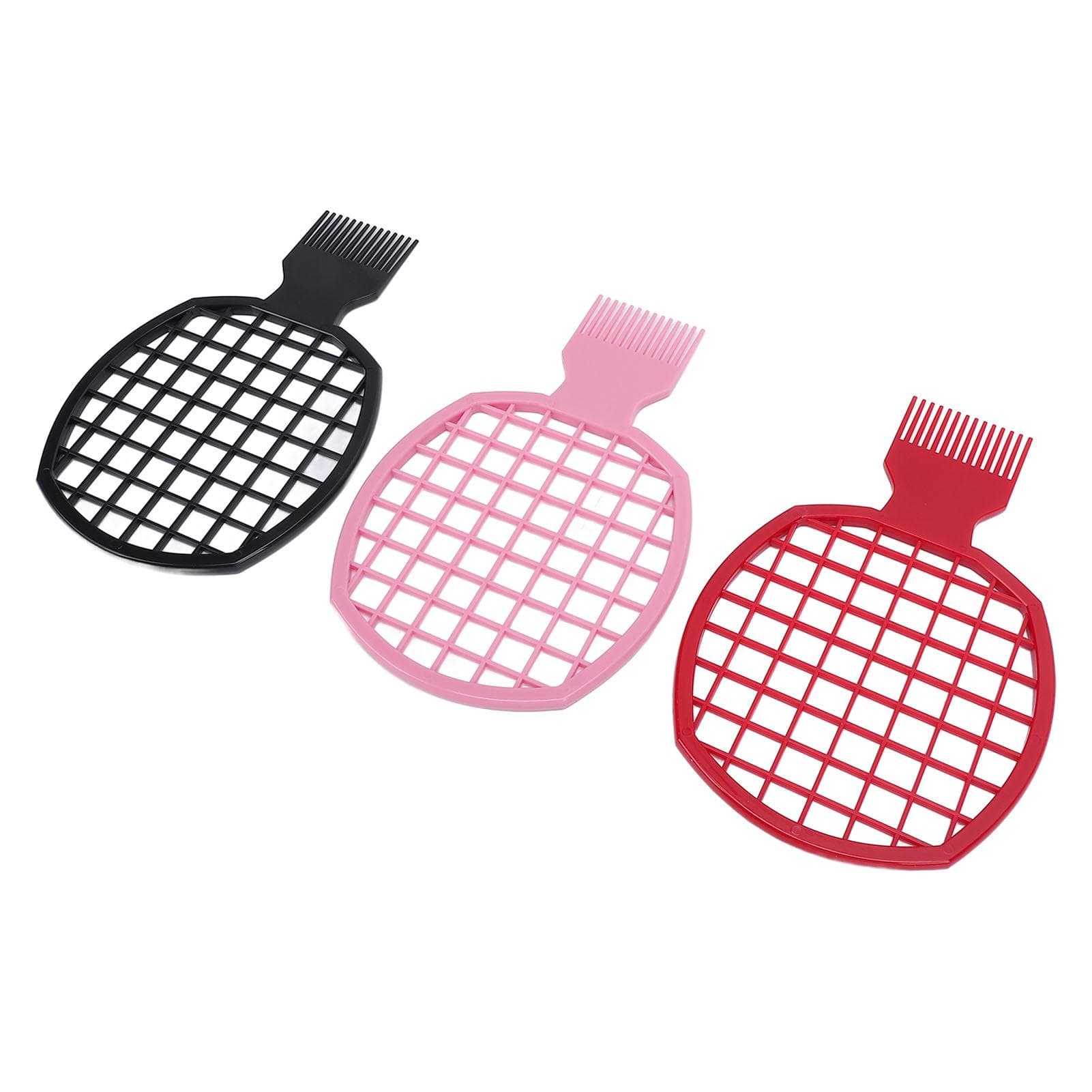 3 Pcs Twist Comb Dual Sided Hairdressing Twisting Tool Portable Ergonomic Hair Racket