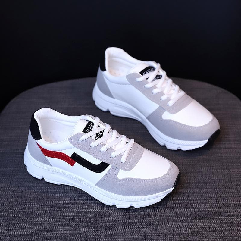 Sports Shoes Running Shoes Women's Fashion New All-match Korean Version Student White Shoes Spring Daddy Shoes Women 40