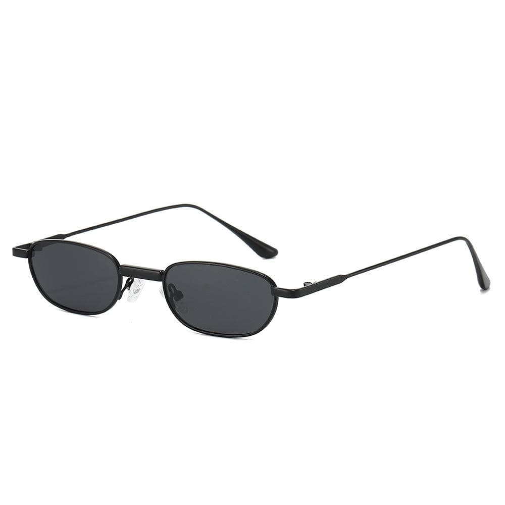 Luxury Small Frame Rectangular Women Sunglasses Transparent Ocean Lens UV400 Metal Frame Fashion Brand as picture