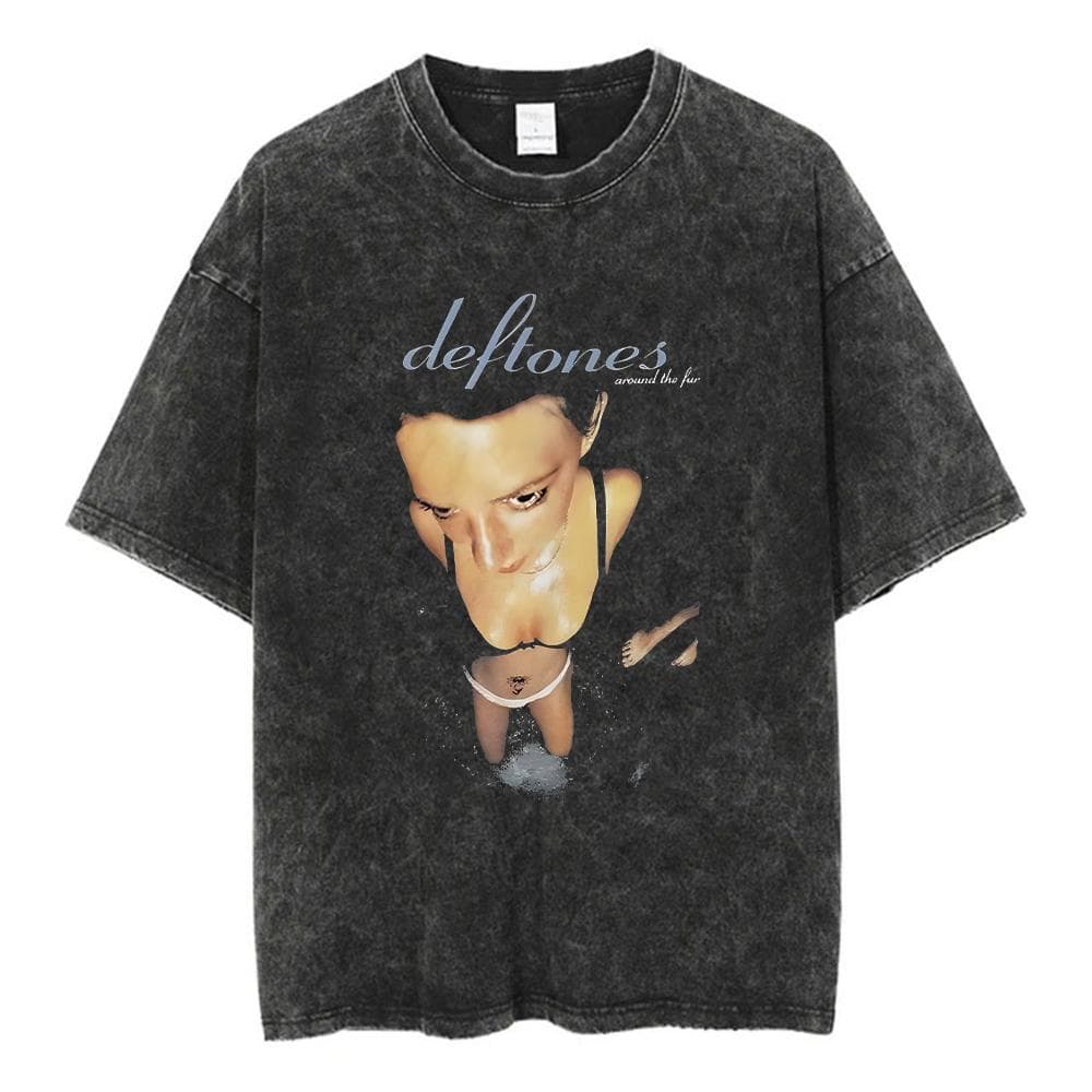 Deftones Band-Diamond Eyes Music Album Cover T-Shirt Metal Rock Clothes Cotton Vintage Short Sleeve Tees Tops M