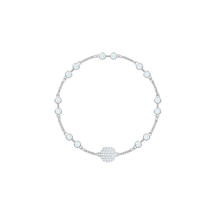 Swarovski Swa Remix Invisible Magnetic Clasp Bracelet Unisex Bracelet Silver 5451033 Box (Random Color)