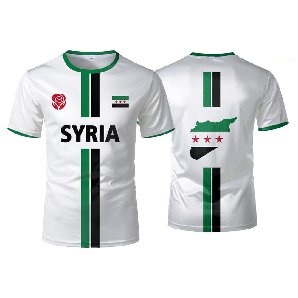 Football Jersey Men's Sports T Shirt National Emblem 3D Print Street Loose Unisex Casual Tops 4XL