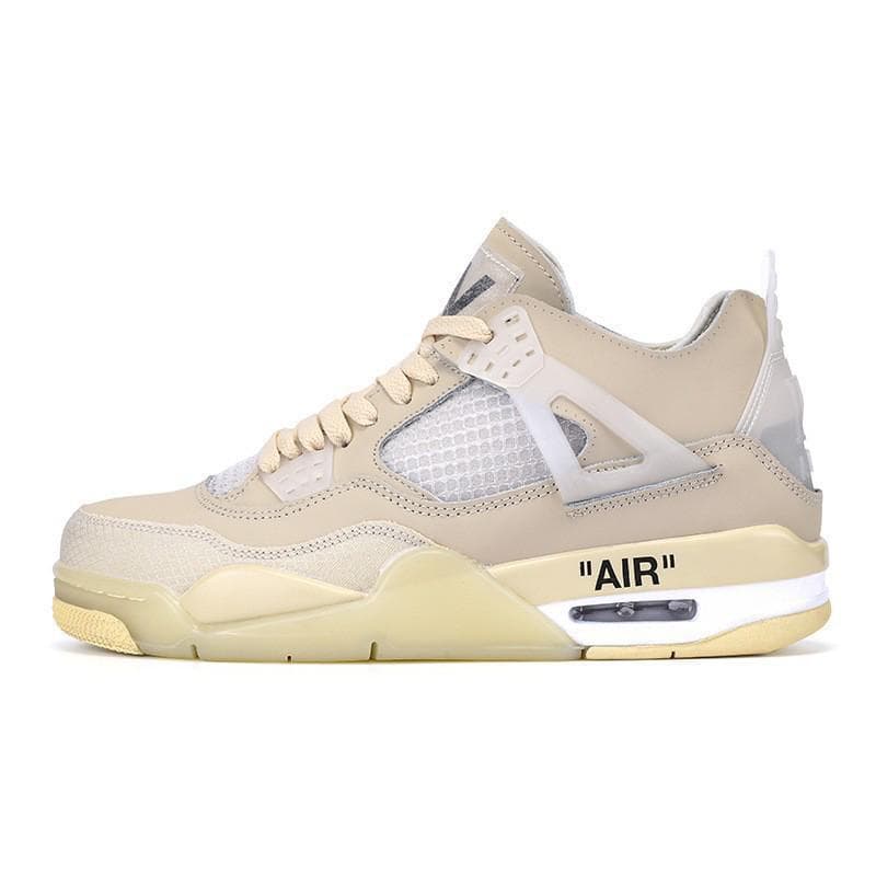 AJ4 White Cement Paris Blue Lava Cicada Wing Basketball Shoes for Men and Women 38