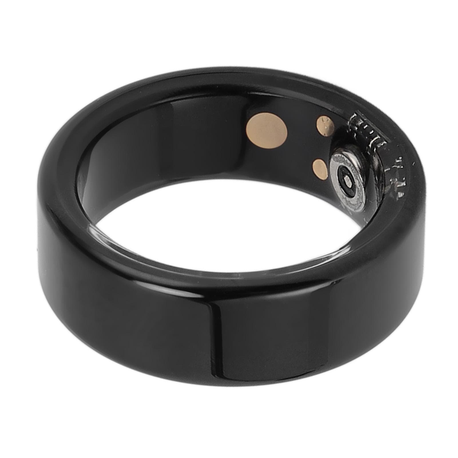 Fitness Tracker Smart Ring Step Counter Sleep Health Ring Multiple Sports Modes for Android black