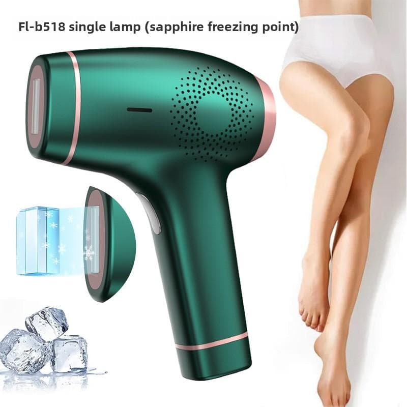 Freezing Point Hair Removal Instrument IPL Sapphire Painless Household Lip Hair Underarm Whole Body Hair Removal Machine for Men and Women European