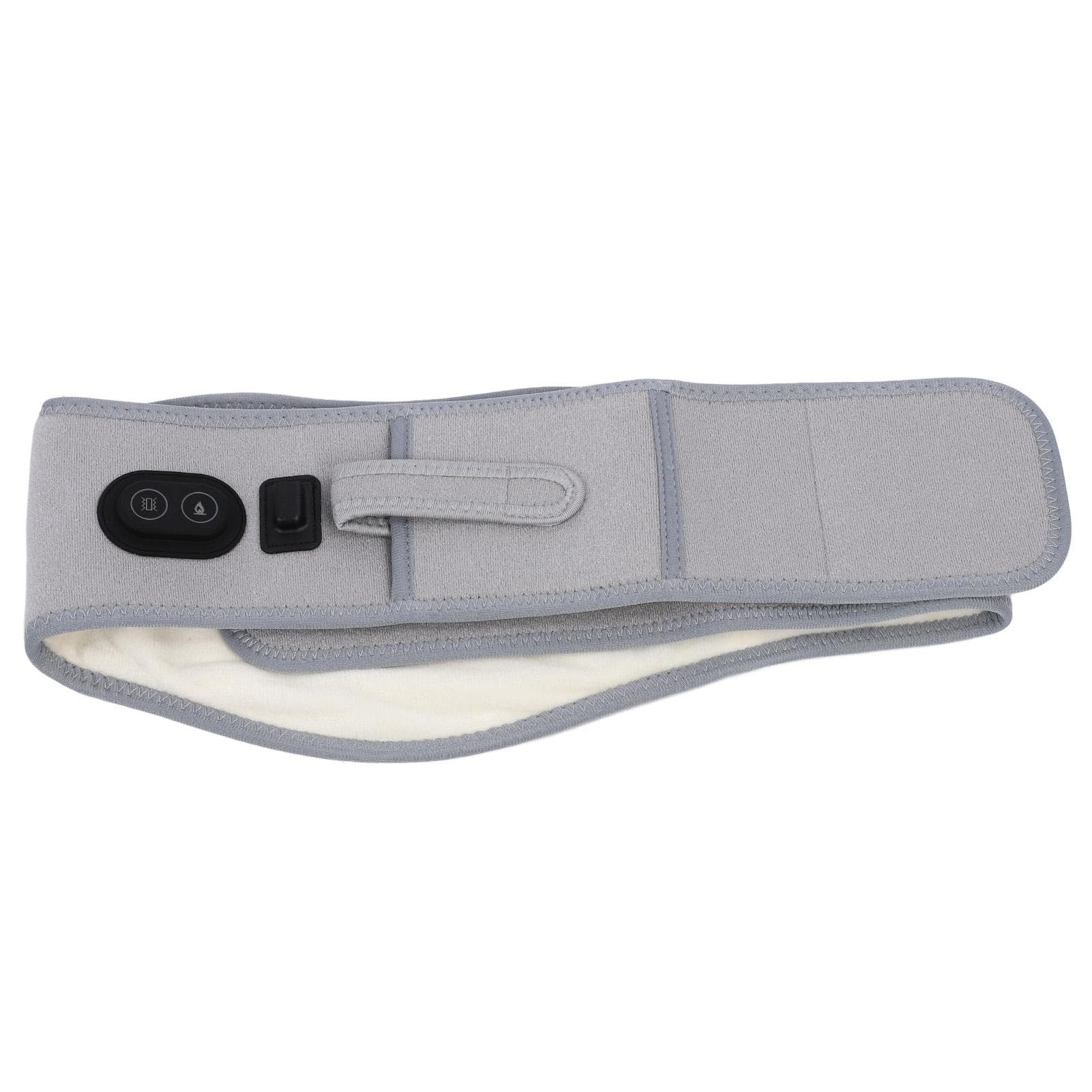 Electric Heating Massage Belt Vibration Heating Pad Soft Velvet Heated Waist Belt with 3 Gears for