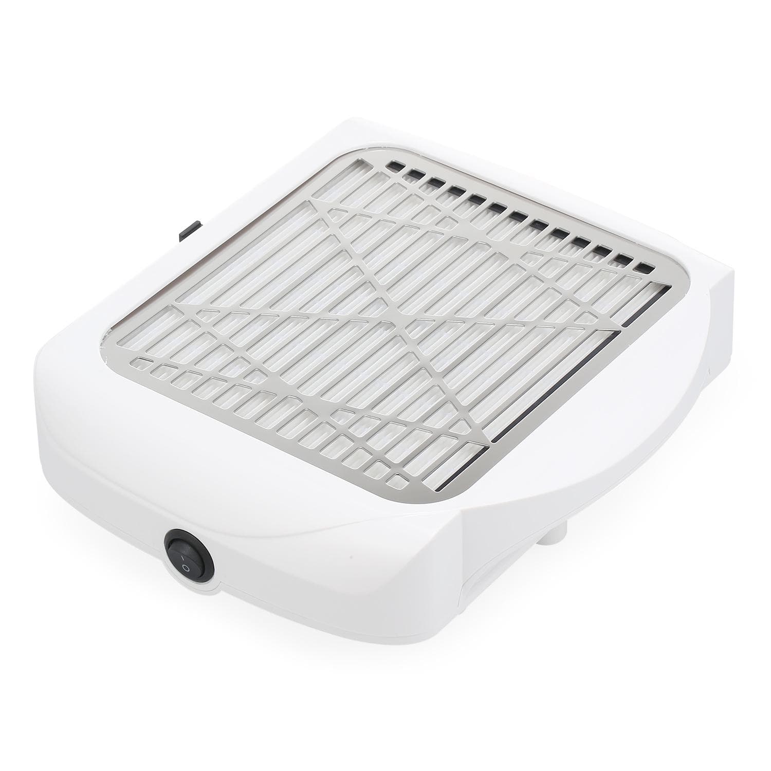 80W Nail Dust Collector Nail Machine Vacuum Cleaner Nail Filter Nail Art Suction EU Plug white