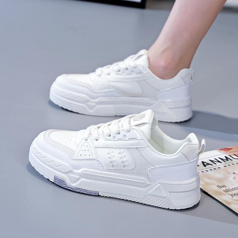 Spring and Autumn New Basic Small White Shoes Women's Heightened Student Running Shoes Women's Casual Shoes 40