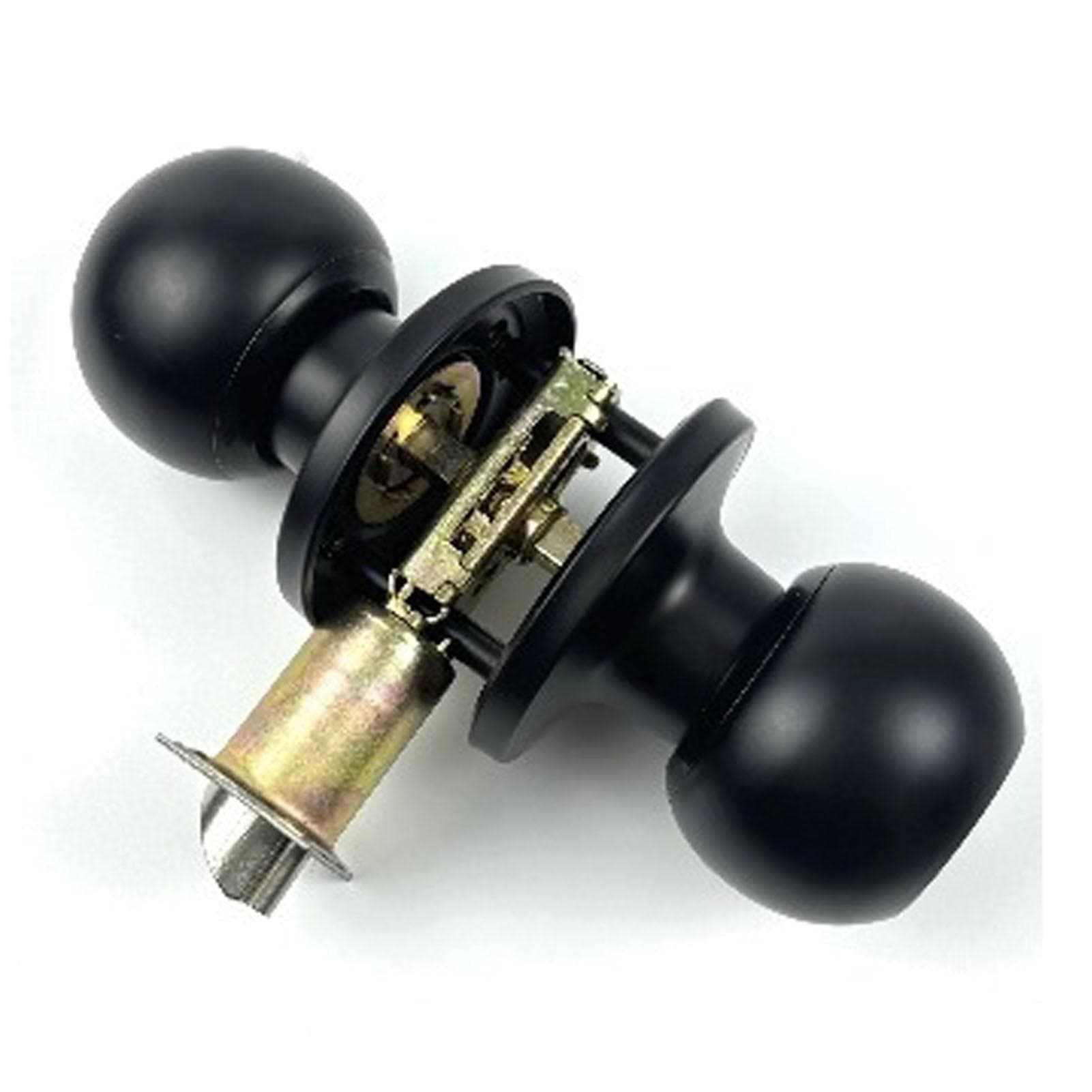 Bathroom Lock Round Handle for 30?50mm Thick Door with 3 Keys