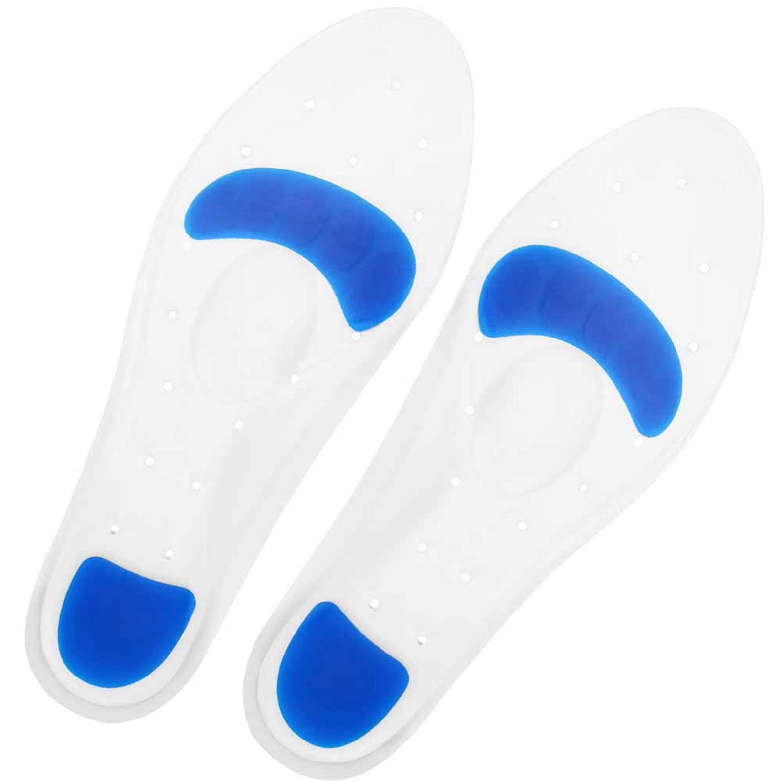 Silicone Insoles Shock Absorption High Elasticity Cuttable Arch Support Shoe Insert Insoles 37-38 Size