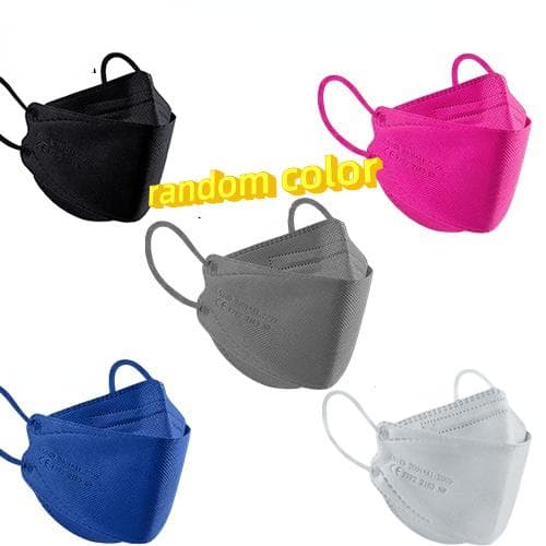 FFP2 Colorful Face Mask Mascarillas Anti-fog Dust Respirator Breathable KN95 Adult Masks 100PCS multicolour