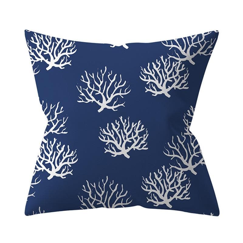 Navy Blue Mandala Nordic Geometric Pillowcase 45x45 Cushion Cover Decorative Pillow Sofa Cushion Home Decor Polyester 45x45cm