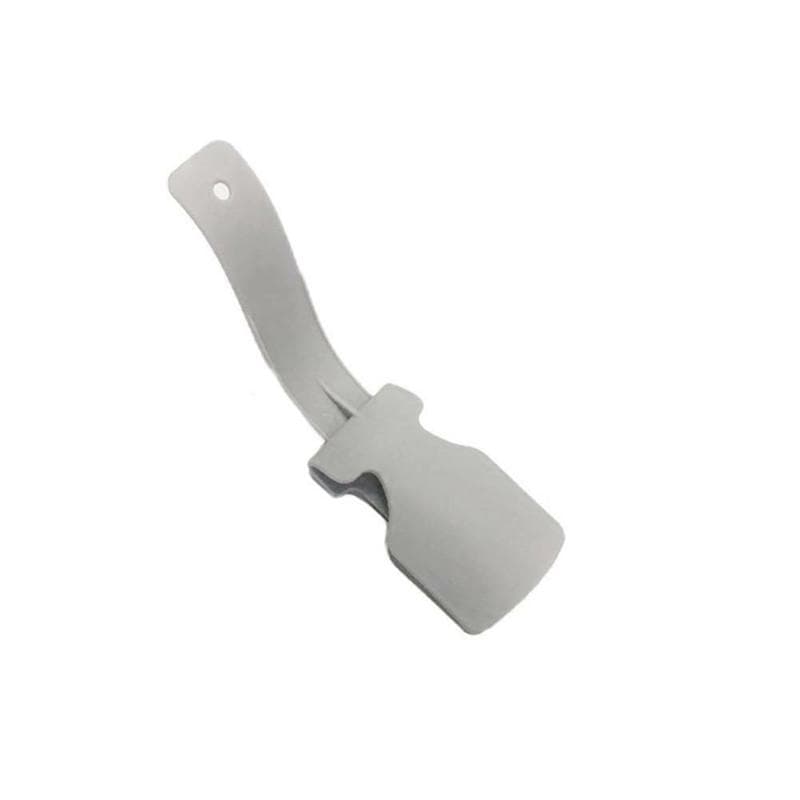 Portable Lazy Shoe Helper Unisex Handled Shoe Horn Easy on & Off Easy Wear gray
