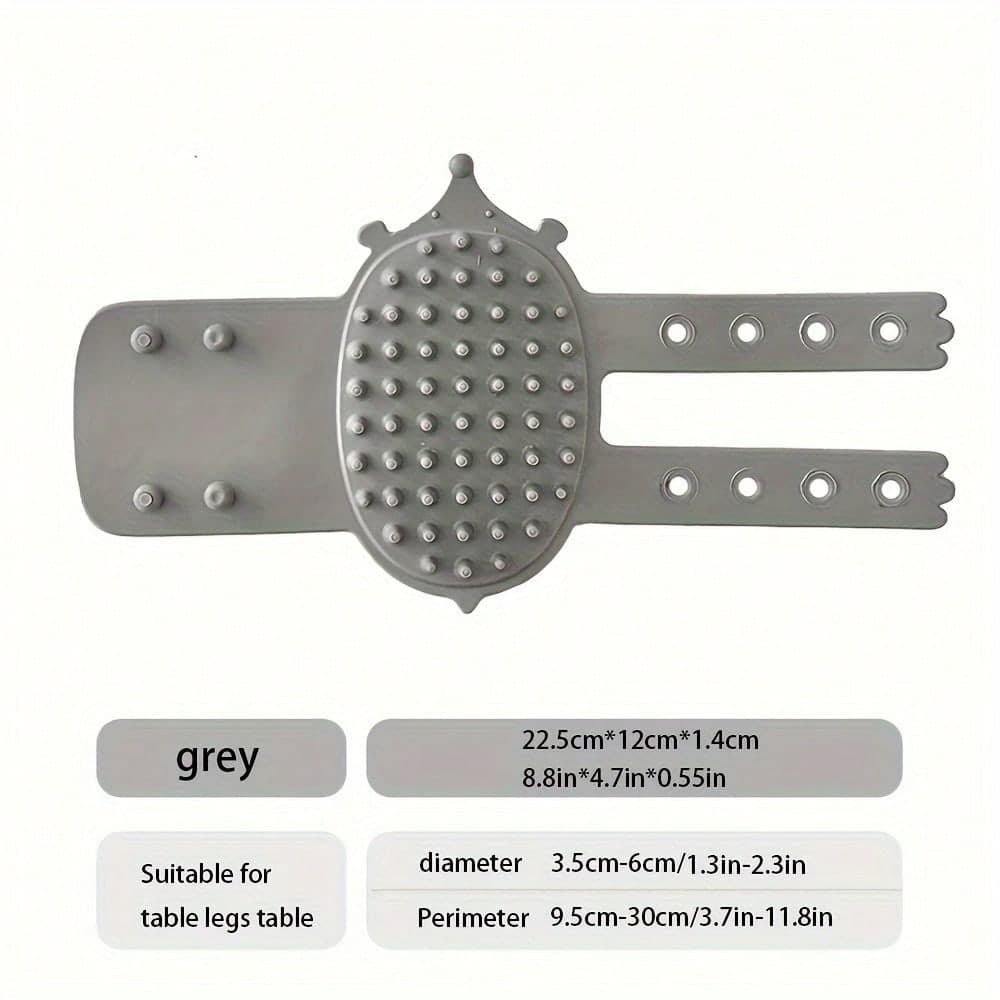 Cat Scratcher Massager Pet Cats Scratching Rubbing Brush Kitten Grooming Self Cleaning Table Dogs Kitten Scratcher Combs Grey