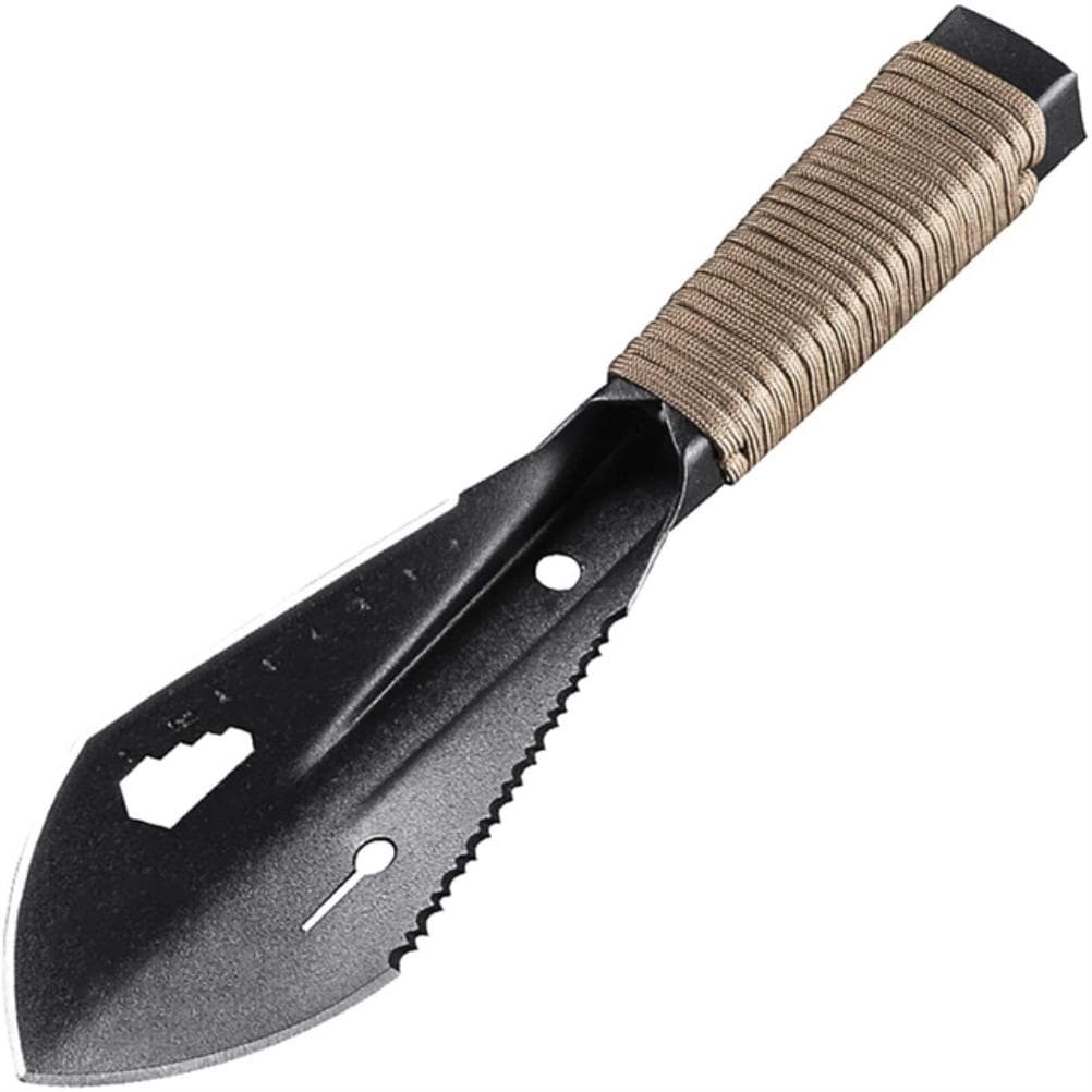 Multifunctional Garden Metal Serrated Digger Portable Serrated Digging Tool with Non Slip Handles
