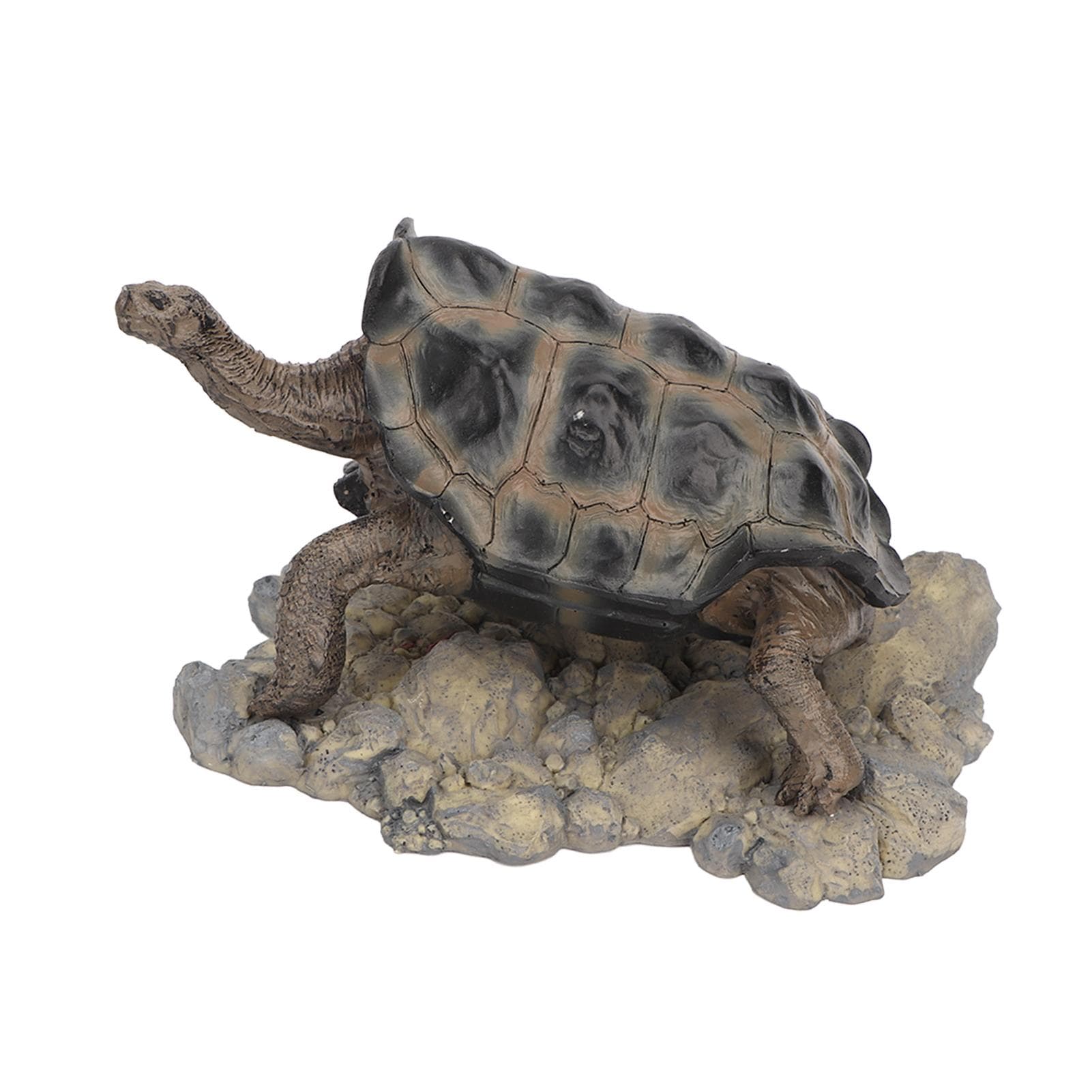 Turtle Figurine Toy Vivid Shape Resin Simulation Turtle Statue Toy for Aquarium Fish Tank Fountain