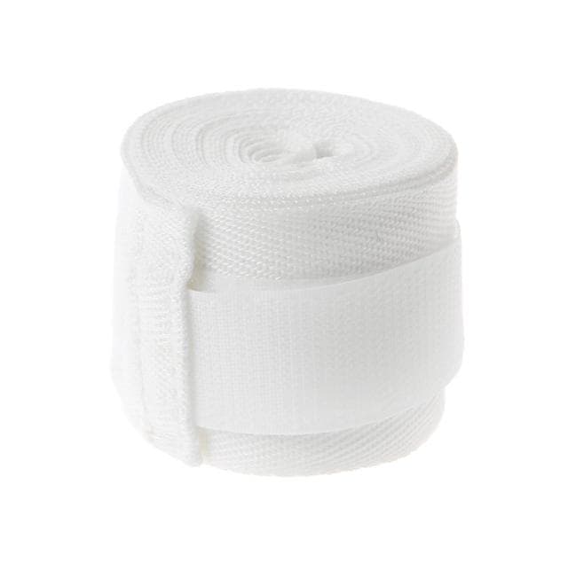 Cotton Boxing Gloves, Wrist Straps,Sanda, Manual Combat Belt, Muay Thai Boxing Protection, Taekwondo Guards, Training Bandage 3m White 1pc