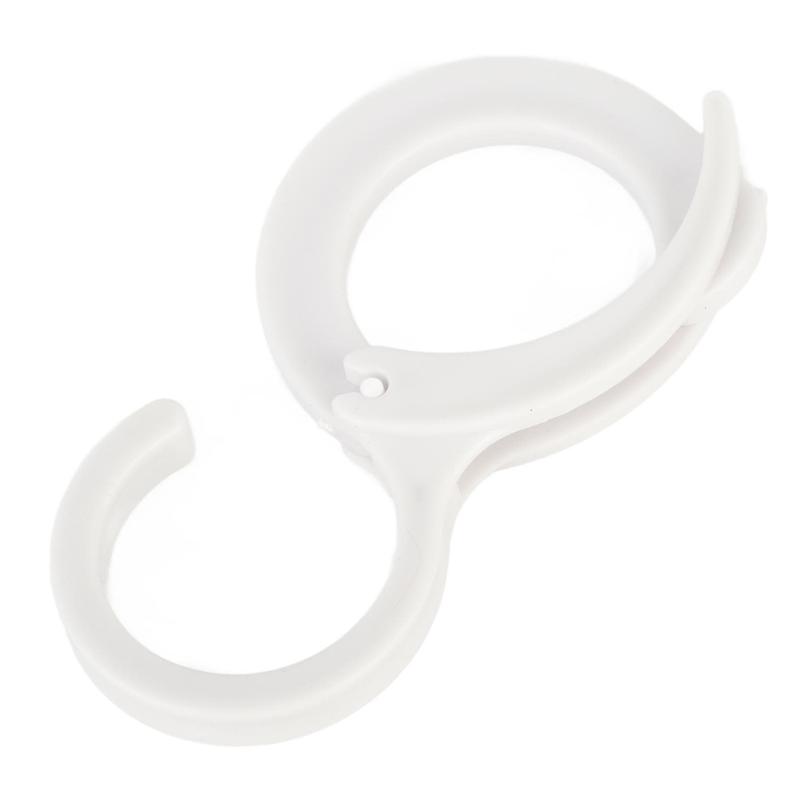 S Shaped Locking Hooks Safety Buckle Adjust Length Strong Load Bearing Hanging Hooks for Kitchen