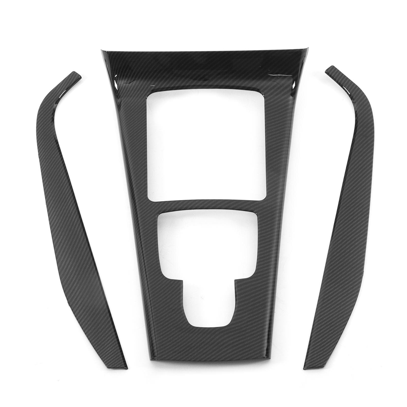 Center Control Panel Sticker Side Cover Trim Set Carbon Fiber Style Replacement for Mercedes Benz A