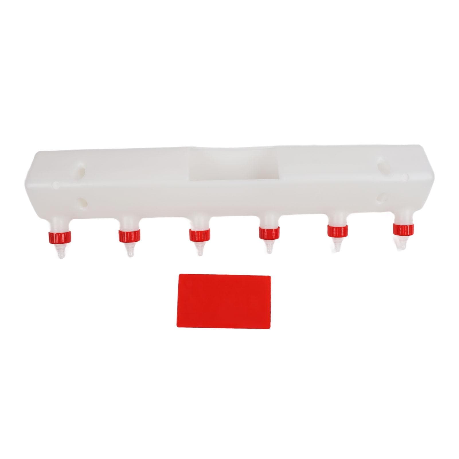Lamb Feeder with 6 Nipples 9L PP Silicone Livestock Milk Feeding Bucket Tool for Piglet Puppy Goat L