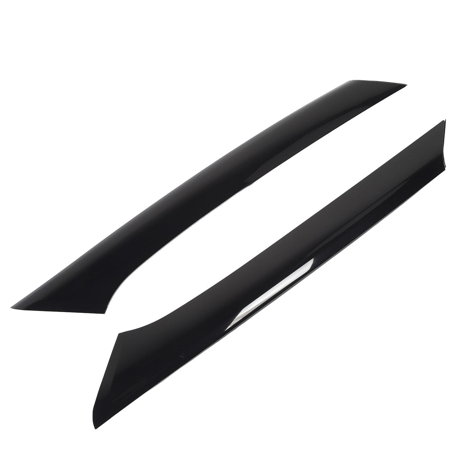 2 Pcs Windshield Outer Side Pillar DW1725 Black Outer Pillar Molding Trim Replacement for Ford Flex