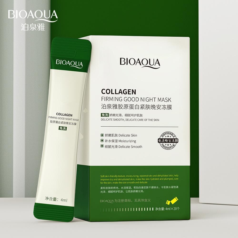 Collagen Firming Mask Tightening Mask Skincare Jelly Lazy Mask Moisturizing Gel Hydrating Serum Shrink Pores 10pcs