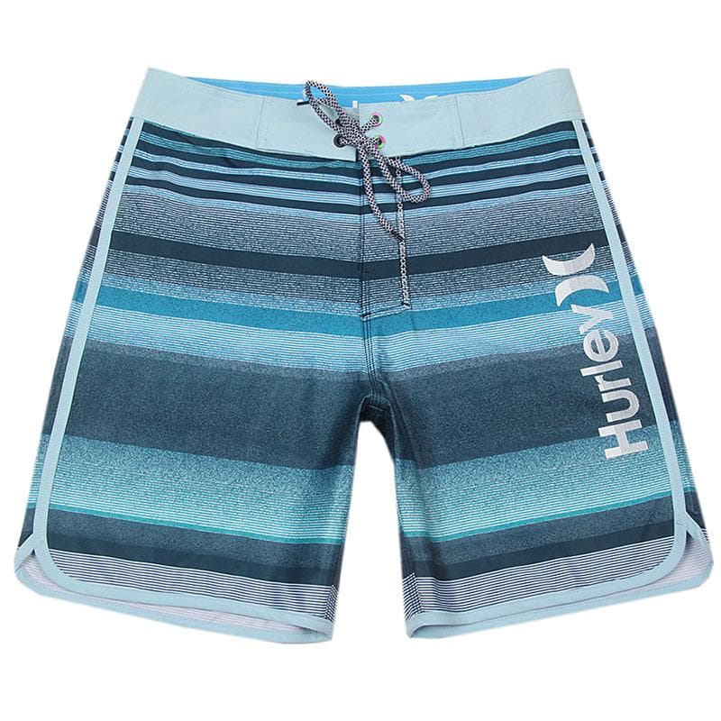 Men's Quick-Dry Elastic Beach Surf Shorts - Muscle Fit for Bodybuilding & Competition 30