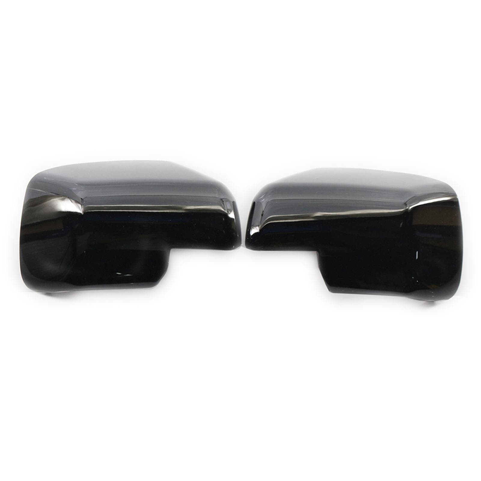 One Pair Mirror Covers Gloss Black Replacement for Range Rover Sport Discovery 3 Freelander 2 05-09 black