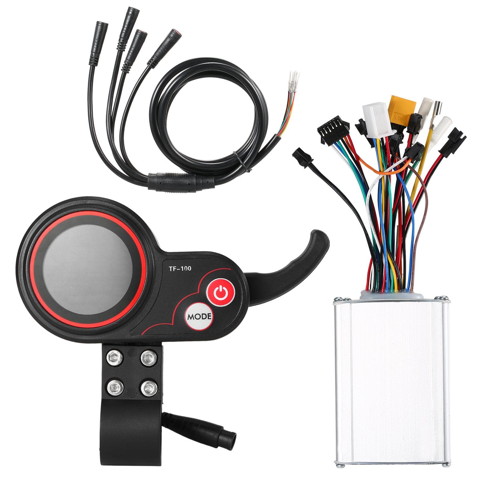 48V Aluminum Alloy Electric Scooter Brushless Motor Controller Intelligent with Instrument Display