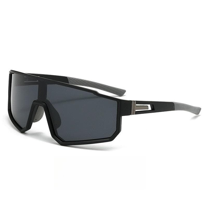 Oversized Sunglasses Classic Black Durable Protective UV Shield for Leisure Outdoor Activities