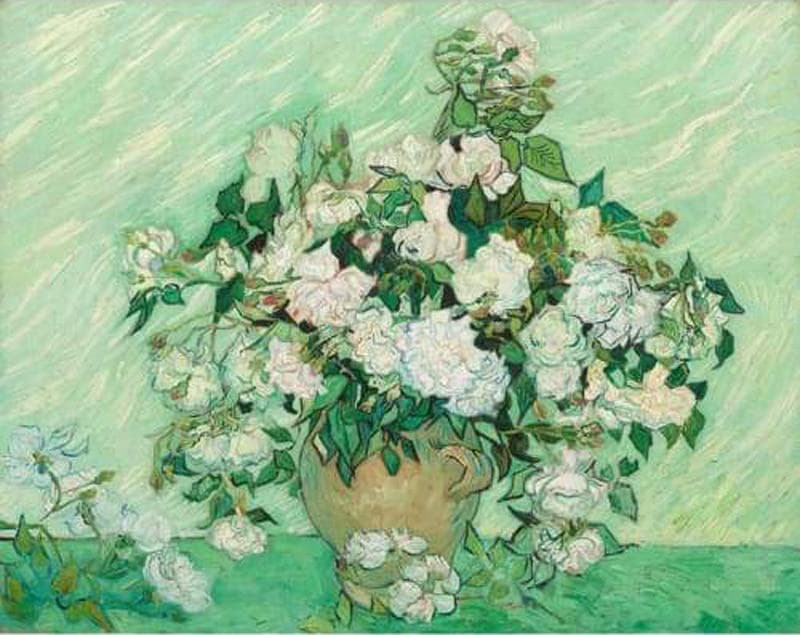 Diamond Painting for Adults Diamond Embroidery Craft Painting White Flowers Diamond Wall Arts Decor 20X30CM