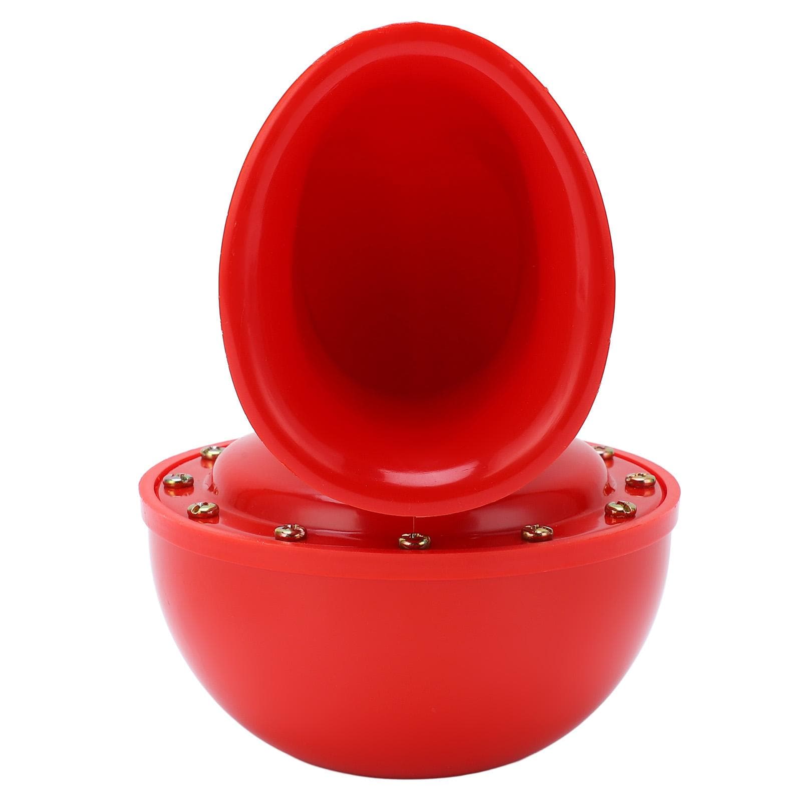 Car Horn 150db Red Air Horn Electric Bull Horn Cow Sound Metal Horn for Truck Train Boat Motorcycle