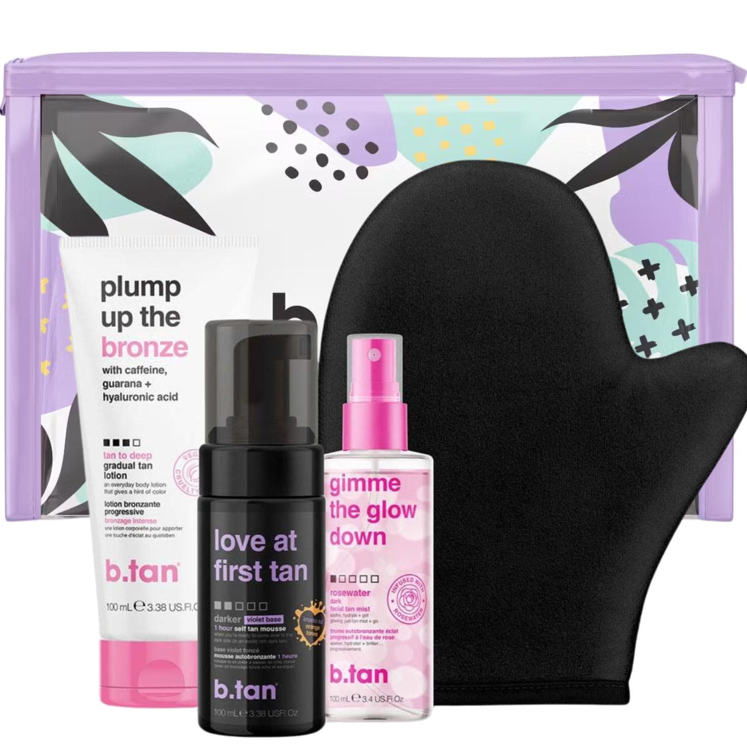 b.tan Love At First Tan Tanning Gift Set