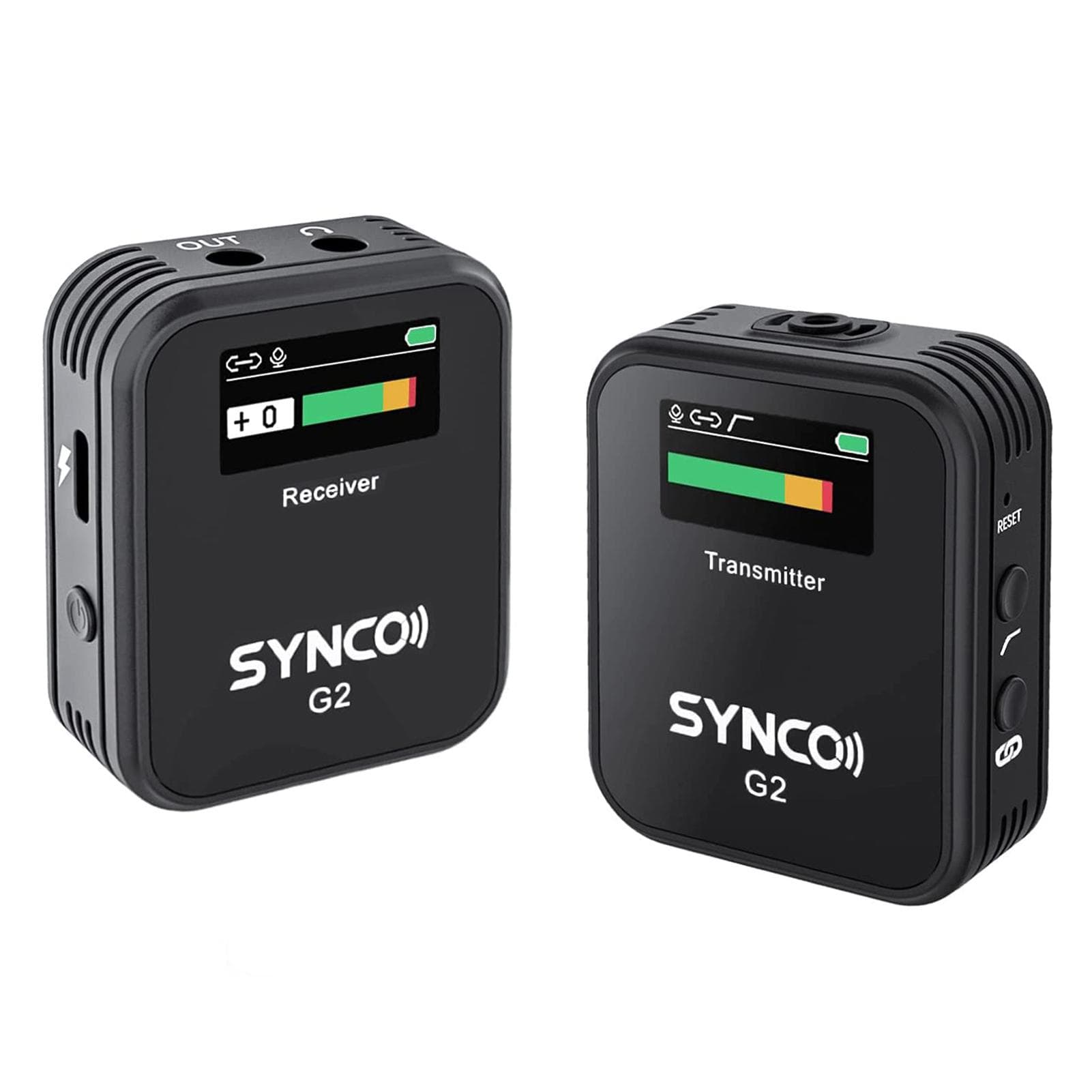 SYNCO G2(A1) 1-Trigger-1 2.4G Wireless Microphone System with 1 Receiver + 1 Transmitter + 1 black