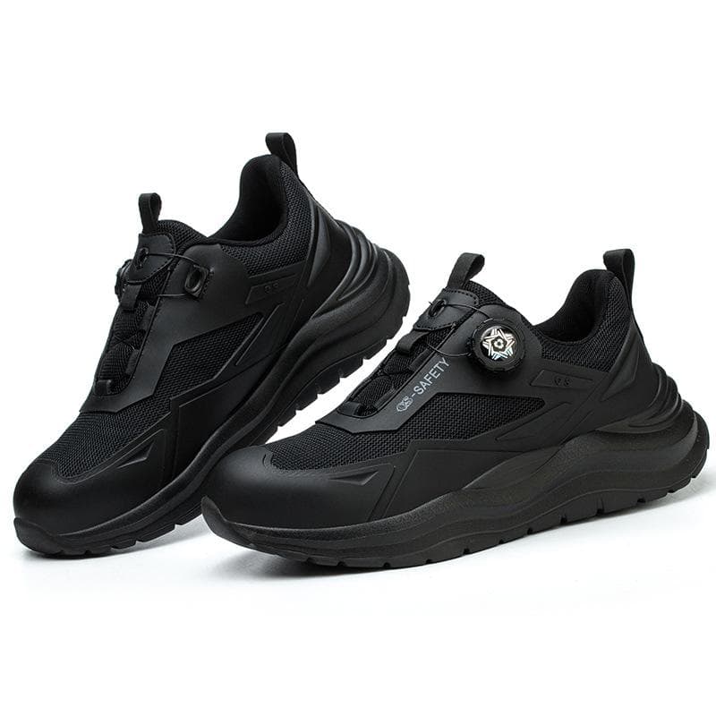 Summer Men's Mesh Work Shoes Steel Toe Cap Anti-Smashing and Anti-Penetration Work Shoes Breathable, Non-Slip, Wear-Resistant Safety Shoes 47