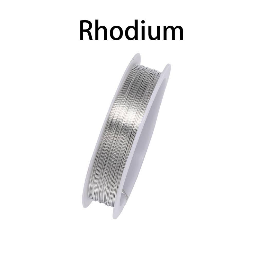 1 Roll Sturdy Gold Alloy Copper Wire Dia 0.2 0.3 0.4 0.5 0.6 0.7 0.8 1 mm Thread Metal String Wire For DIY Beads Jewelry Making 0.2mm 20m Per Roll