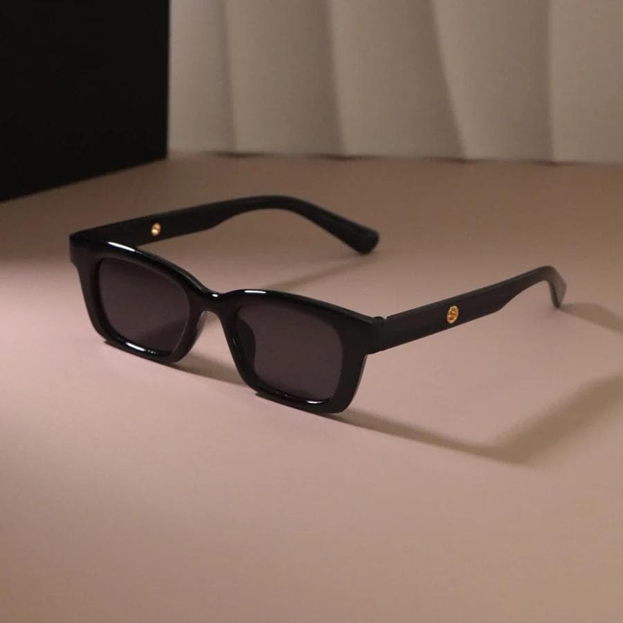 Fashion Square Retro Sunglasses Vintage Designer Shades for Women Men Outdoor Mirror Lens Sun Glasses Oculos De Sol Other