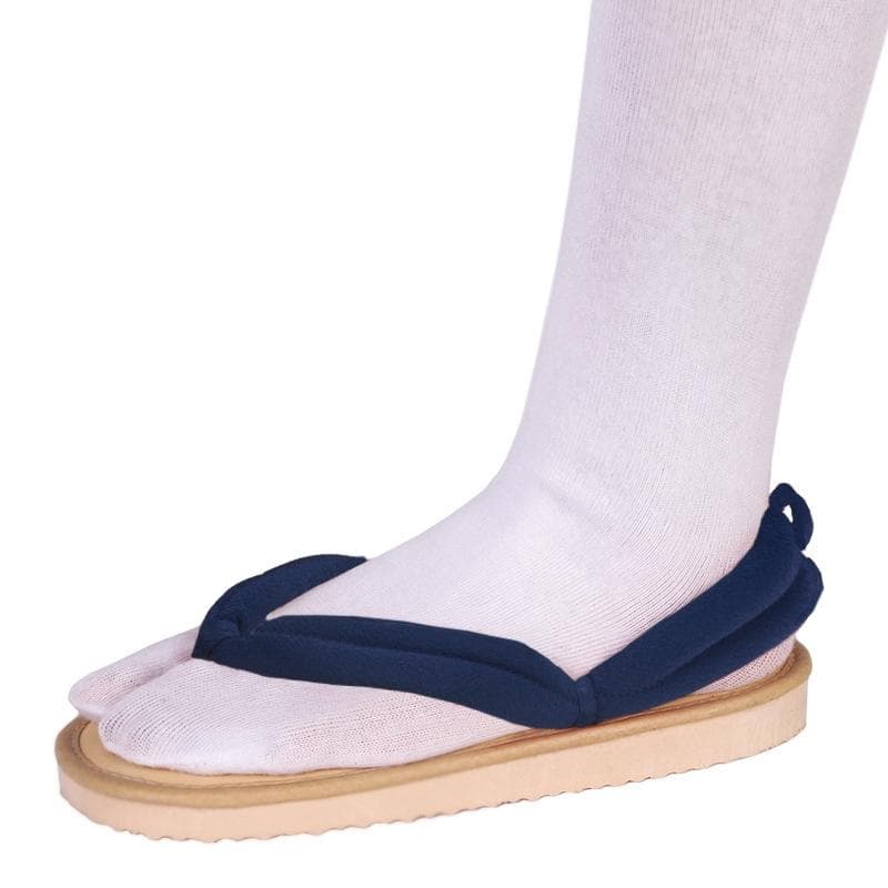 Anime Demon Slayer Cosplay Shoes Kimetsu No Yaiba Kamado Tanjirou Clogs Sandals Kamado Nezuko Geta Kochou Shinobu Flip Flops 38-39 navy blue